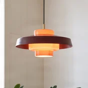 NOLA viseča svetilka Rico, rdeča, O 38 cm, kovina/steklo - Dnevna soba/jedilnica - Dizajn - temno rdeča