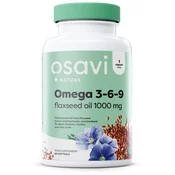 Olje lanenega semena Omega 3-6-9, 1000mg - 60 mehkih kapsul