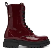 Gležnjarji Tommy Hilfiger T4A5-35173-0775 M Bordo rdeča
