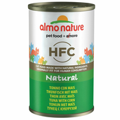 6 x 140 Almo Nature HFC za mačke - piščanec & kozice