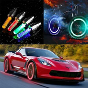 Vodoodporna LED lučka za ventil kolesa FLASHWHEELZ (2 kosa), Modra