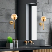 Opviq Zidna lampa E14 Socket, Zlatna