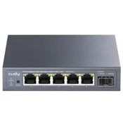 Cudy GS105ES1 V1.0 Switch Flash/ROM: 8 MB (64 Mbit) 1.25G SFP Gigabit RJ45