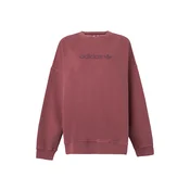 ADIDAS ORIGINALS Majica ESSENTIALS  kostanj rjava/vinsko rdeča
