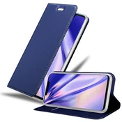 Cadorabo Cadorabo Ohišje, združljivo z Huawei MATE 20 PRO v klasična temno modra - Zaščitni ovitek z magnetnim zapiranjem, stoječo funkcijo in režo za kartice, (20563381)