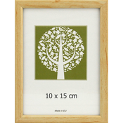 Karako Foto okvir 10x15 cm, plastika, namizni, stenski, 10-A natur