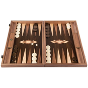 Luksuzni Backgammon od prirodnog orahovog drveta, 48 x 30 cm