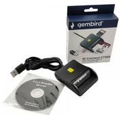 Gembird Smart card reader USB, citac licne karte, saobracajne, platnih kartica | CRDR-CT405