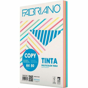 PAPIR BARVNI MIX A4 80G PASTEL FABRIANO 1/250