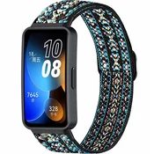 GS Najlonski pašček za Huawei Band 8/Huawei Band 9/Huawei Band 10, rjavi poudarki