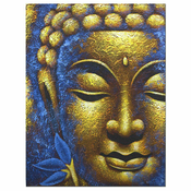 Slika Buddha Gold Face Lotus FlowerSlika Buddha Gold Face Lotus Flower