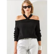 Bianco Lucci Pulover Pullover črna