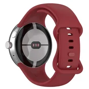 Silikonski pas Techsuit W031 za Google Pixel Watch 3 45mm - rdeč