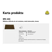 KLINGSPOR NETKANA LISTA NPA400 152x229mm FINO