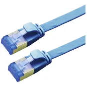 VALUE Value 21992150 RJ45 omrežni kabel\, Patch kabel CAT 6a F/UTP 0.50 m modra 1 kos, (20630653)