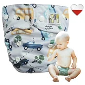 shumee Plenice za večkratno uporabo MINI POCKET COOLMAX CARS NappiMe plenice
