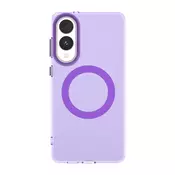 Hibridni ovitek Techsuit CandyCase MagSafe za Samsung Galaxy S25 Edge - purple