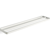 Držalo za brisače RIM 70 cm, dvojno, belo, aluminij, Zone Denmark