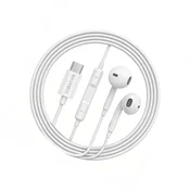 OEM Mayaxess, Žične USB-C slušalke z vgrajenim mikrofonom za Galaxy A36, Bela, (5000299397)