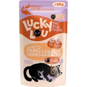 Lucky Lou Life Stage Pouch mačja hrana Adult - perutnina in losos - 125 g