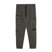 Cropp - Joggers z žepi za tovor - temno siva