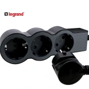 LG 694568 PRODUZNI BLOK 3X2P+E 5M (CRNA/T.SIVA)