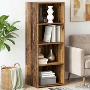 vidaXL Visok predalnik Hrastovina 45 x 41 x 124 cm Inženirski les