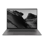 ASUS Zenbook S16 UM5606GA-SR391X: prenosnik z AMD Ryzen AI 9 465, 16-palčnim WQXGA+ OLED zaslonom, 32 GB LPDDR5X pomnilnika, 2 TB PCIe SSD in Windows 11 Pro; barva: siva, 2-letna garancija, brez napajalnika.