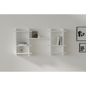 Hanah home Zidna polica Bela