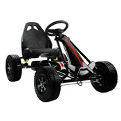 Go-Cart Monster črna - napihnjena kolesa z ročno zavoro