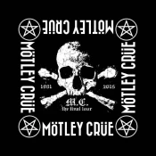 Motley Crue Šal The Final Tour Black