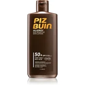 PizBuin ( Sun Sensi tiv e Skin Lotion) losjon za občutljivo kožo Allergy SPF 50+ ( Sun Sensi tiv e Skin Loti