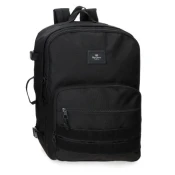 Pepe Jeans za vse. 6332821 Nahrbtnik 44cm Aris Evergreen black (OSFA), Črna, Priložnostno, Poliester, otroška moda