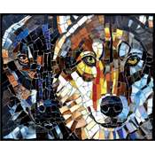 Sunsout - Puzzle Vitražni volkovi - 1 000 kosov