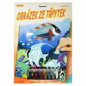 Artlover Ribe z bleščicami 20x25cm