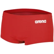 Mens swimsuit arena team swim low waist short solid red/white xl -