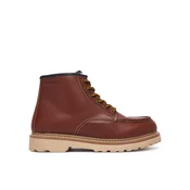 Tommy Jeans Gležnjarji Archive 01 American Lth Boot EM0EM01779 Rjava
