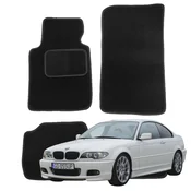 shumee Velurne talne preproge za BMW E46 1998-2007 brisalci za avto B