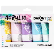 Darwi Dfy Set akrilnih barv 5 x 75 ml