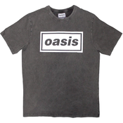 Oasis Majica Decca Logo Unisex Charcoal Grey M