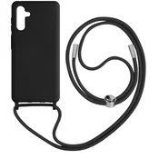 AVIZAR Ovitek z vrvico za Samsung A54 5G, serija NeckShell, ČRNa, (20670408)