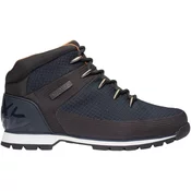 Timberland za moške. TB1A1QKA0191 Euro Sprint mornarsko modri vodoodporni čevlji srednjega kroja (42), Ravna stran, Čipke, Prilo&#