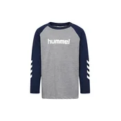 Hummel Funkcionalna majica marine / pegasto siva / bela