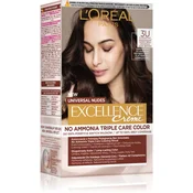 L’Oréal Paris Excellence Universal Nudes permanentna barva za lase odtenek 3U 1 kos
