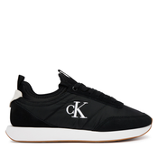 Superge Calvin Klein Jeans Retro Runner Lace Up Sock YW0YW02060 Črna
