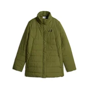 PUMA ESS+ Womens Padded Jacket, Clothing, Olive Green, XL