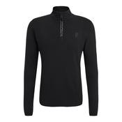 PROTEST Sportska sweater majica Rewill  siva / crna