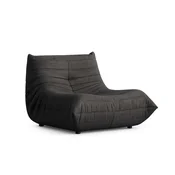 ATELIER DEL SOFA Fotelja sa visokim naslonom Ving Chair Bocek Dark Grey