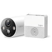 TP-Link Tapo C420S1 nadzorna kamera, vanjska, 3,18 mm, dan/noc, WiFi, 2K QHD, crno/bijela (TAPO C420S1)
