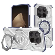 Hibridni ovitek Carbon Shield Pro za Xiaomi 15T Pro - blue transparent